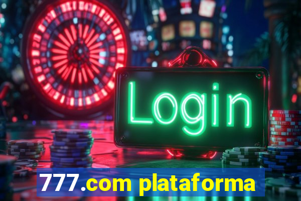 777.com plataforma